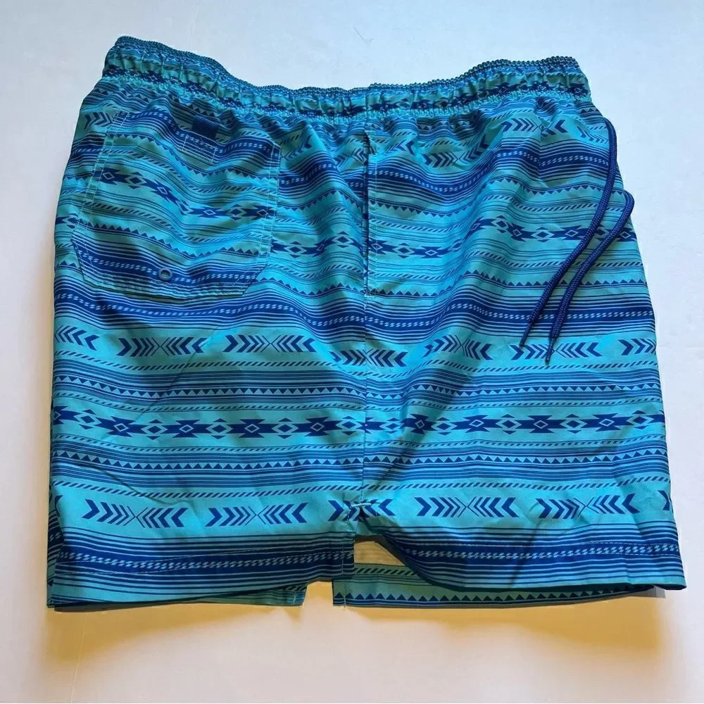 George Men's Swim Trunks Blue Arrow Pattern 2XL(44-46)